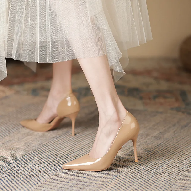 Lan Miao Slim Heel High Heels Women's-30