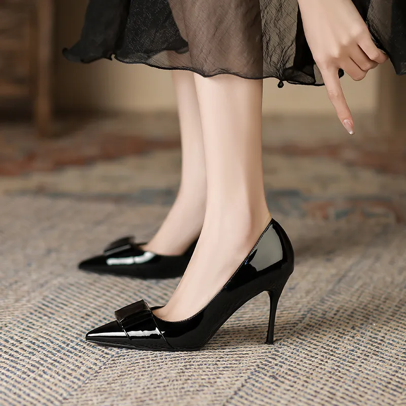 Lan Miao Slim Heel High Heels Women's-1