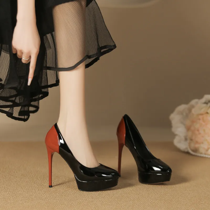 Lan Miao Slim Heel High Heels Women's-11