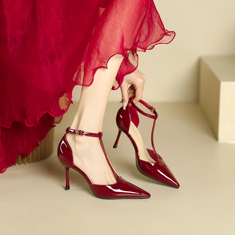 Lan Miao Slim Heel High Heels Women's-6