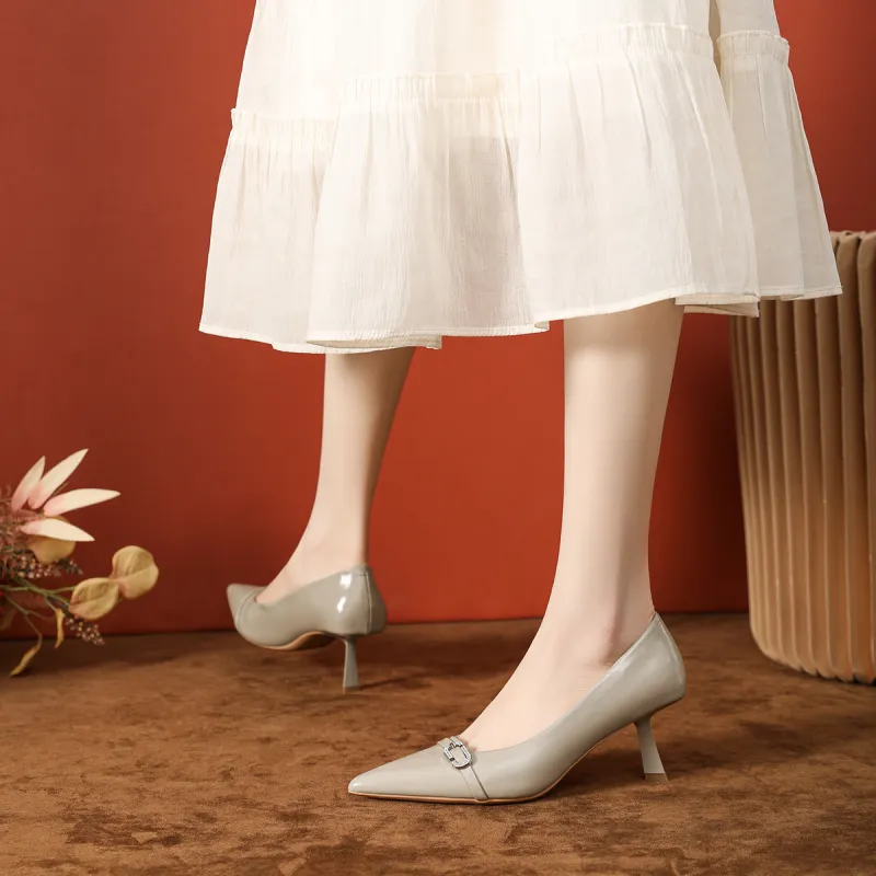 Lan Miao Slim Heel High Heels Women's-4