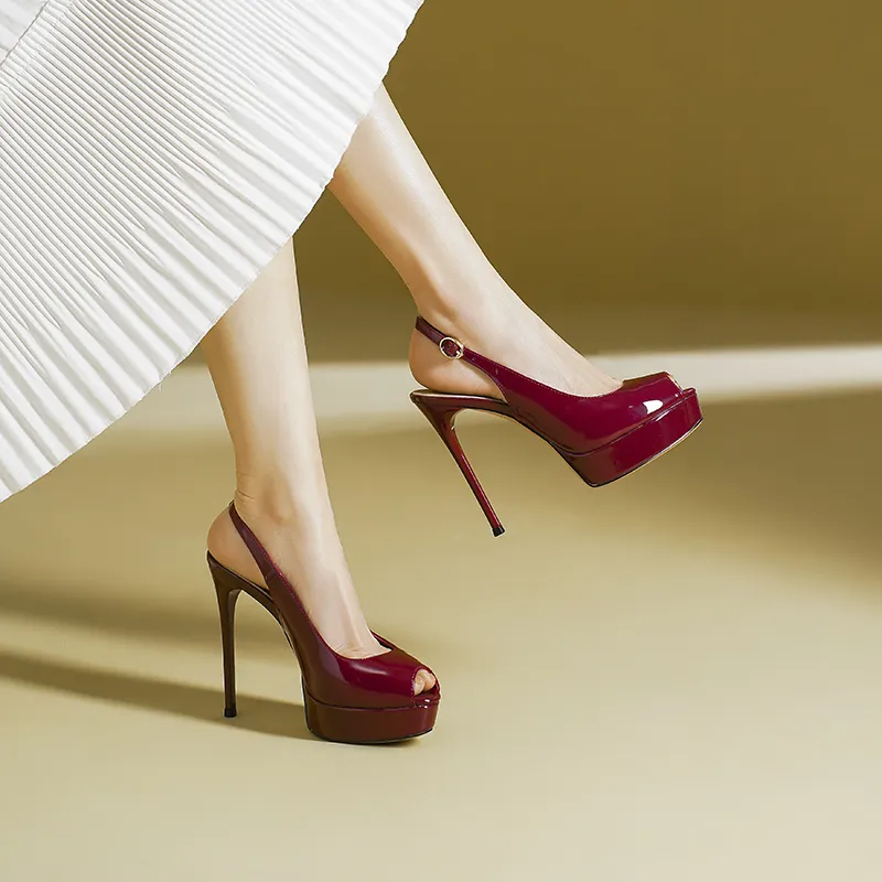 Lan Miao Slim Heel High Heels Women's-3