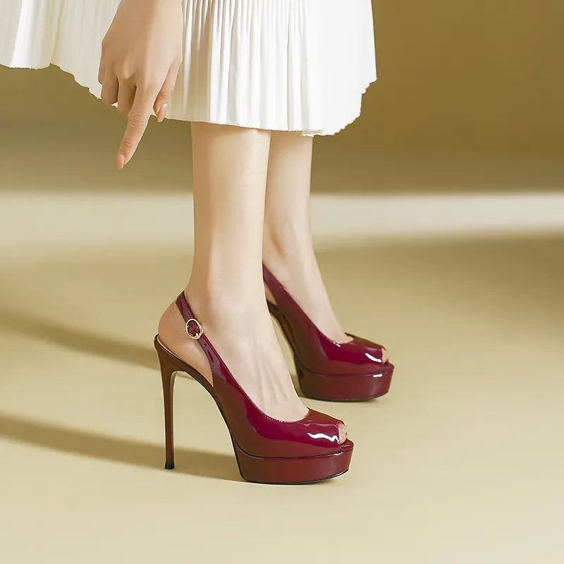 Lan Miao Slim Heel High Heels Women's-1