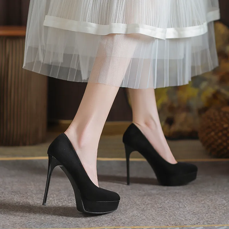 Lan Miao Slim Heel High Heels Women's-10