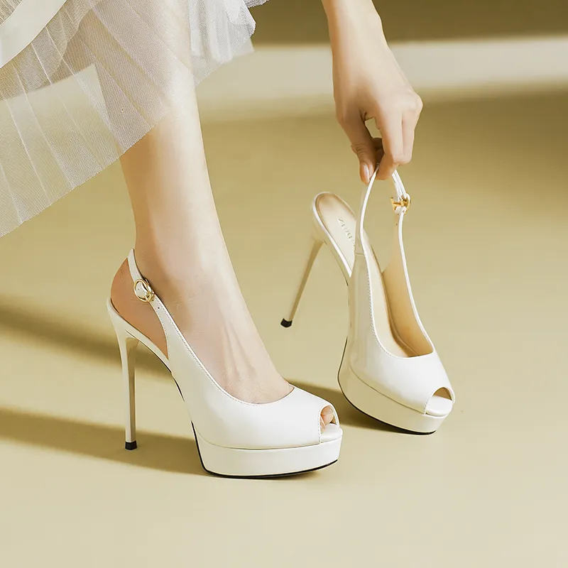 Lan Miao Slim Heel High Heels Women's-12
