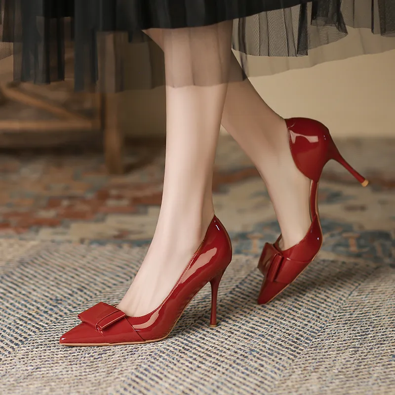 Lan Miao Slim Heel High Heels Women's-9