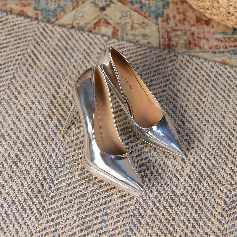 Lan Miao Slim Heel High Heels Women's-13
