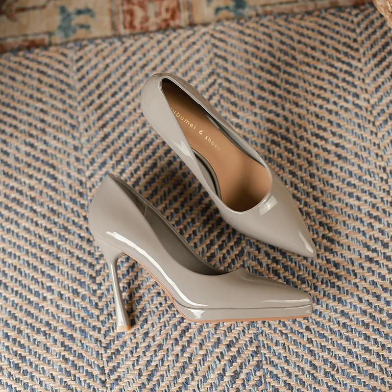 Lan Miao Slim Heel High Heels Women's-20