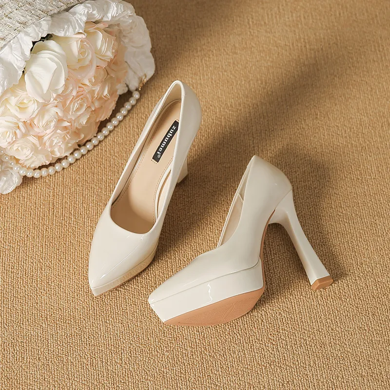 Lan Miao Slim Heel High Heels Women's-27