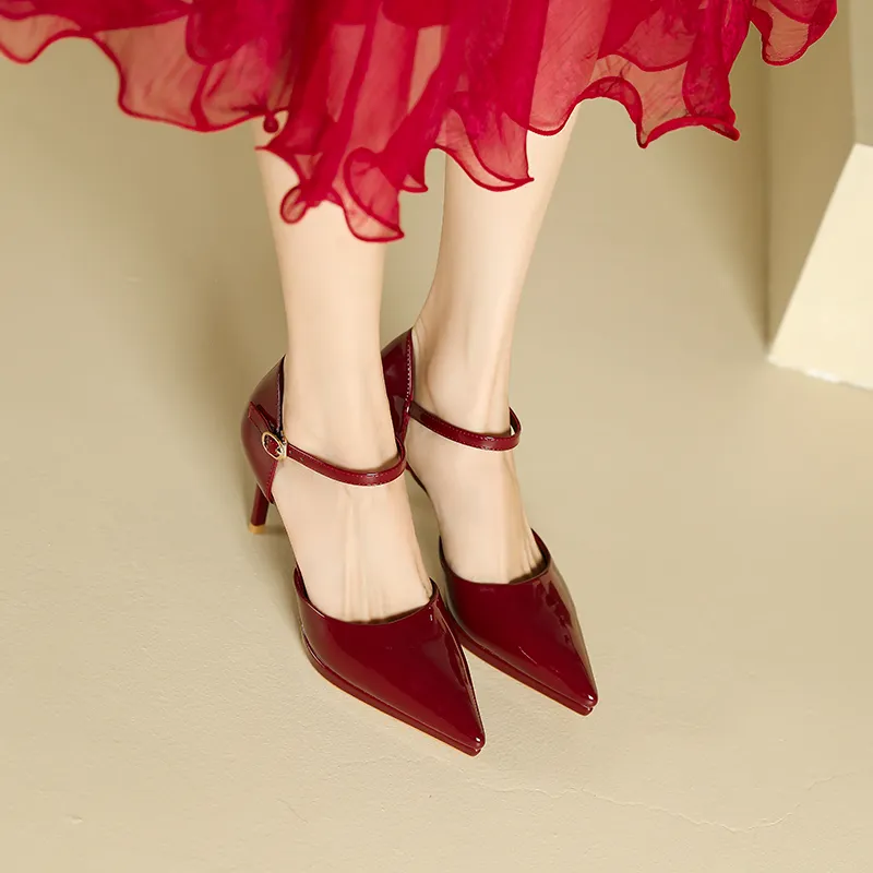 Lan Miao Slim Heel High Heels Women's-22