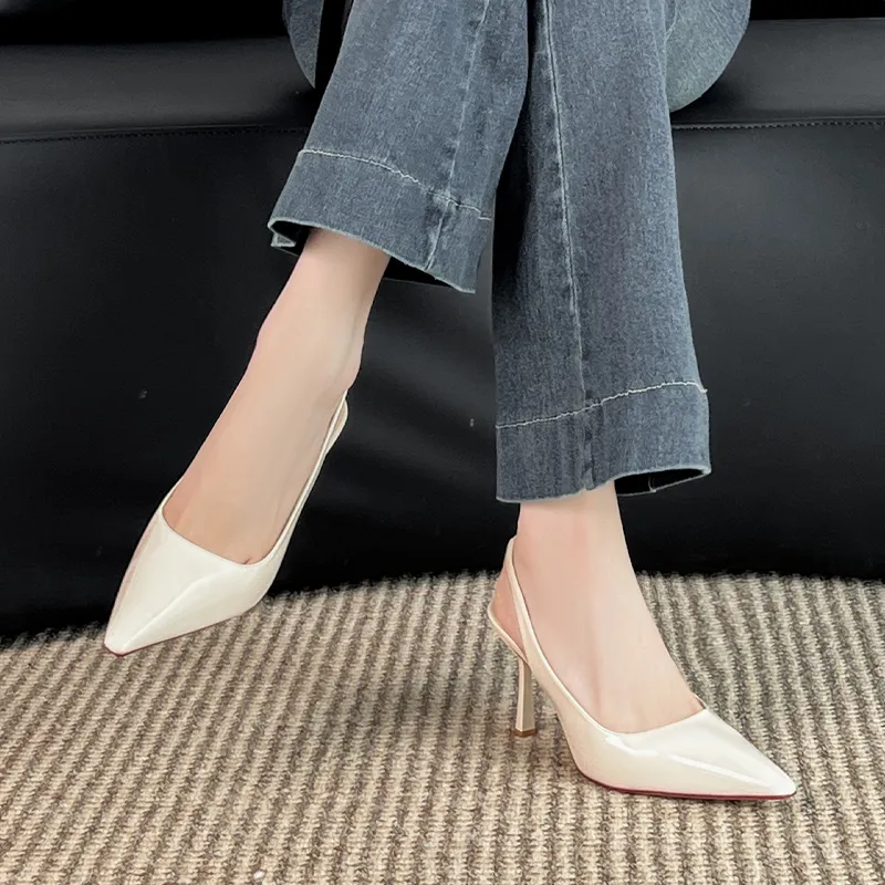 Lan Miao Slim Heel High Heels Women's-8