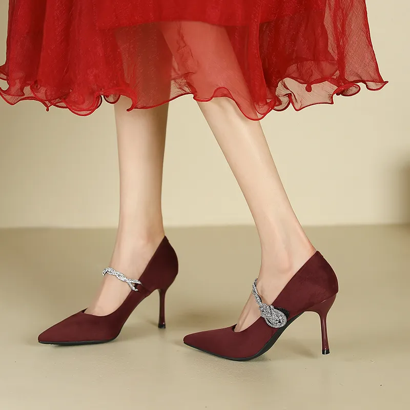 Lan Miao Slim Heel High Heels Women's-2