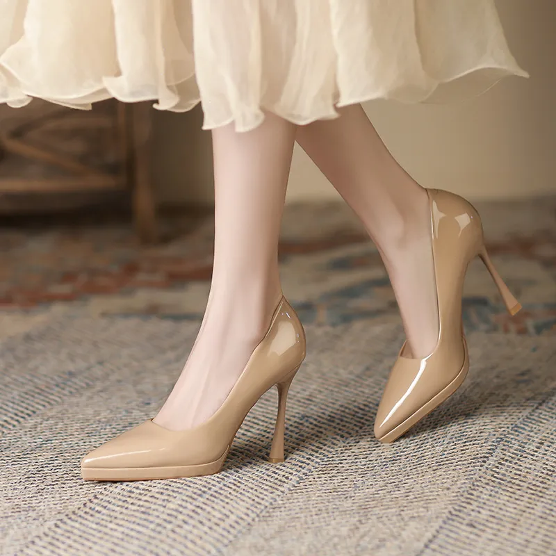 Lan Miao Slim Heel High Heels Women's-23