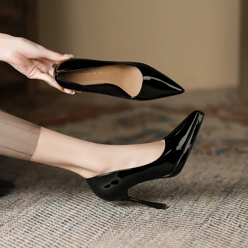 Lan Miao Slim Heel High Heels Women's-5