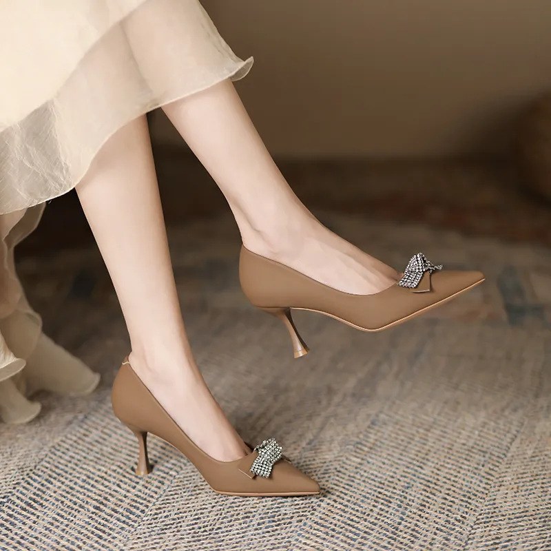 Lan Miao Slim Heel High Heels Women's-18