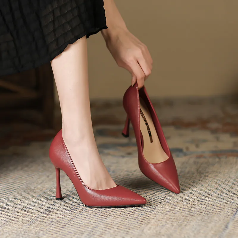 Lan Miao Slim Heel High Heels Women's-18
