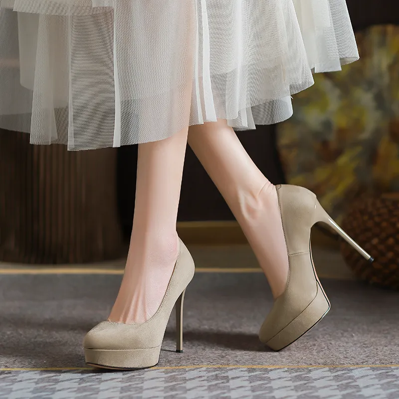 Lan Miao Slim Heel High Heels Women's-24