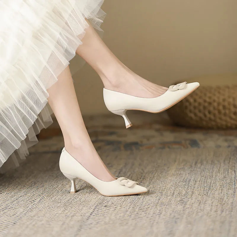 Lan Miao Slim Heel High Heels Women's-2