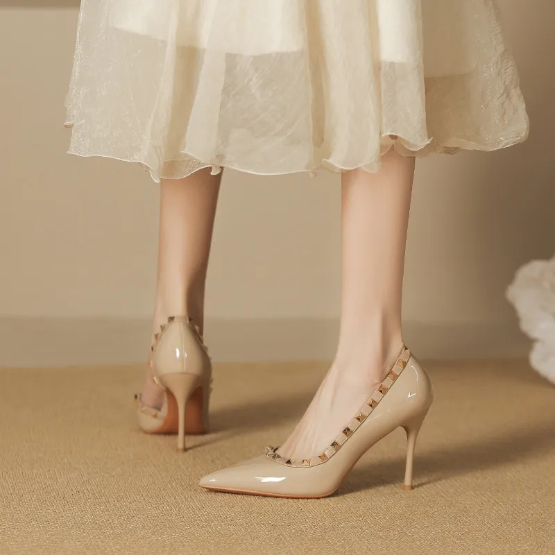 Lan Miao Slim Heel High Heels Women's-9