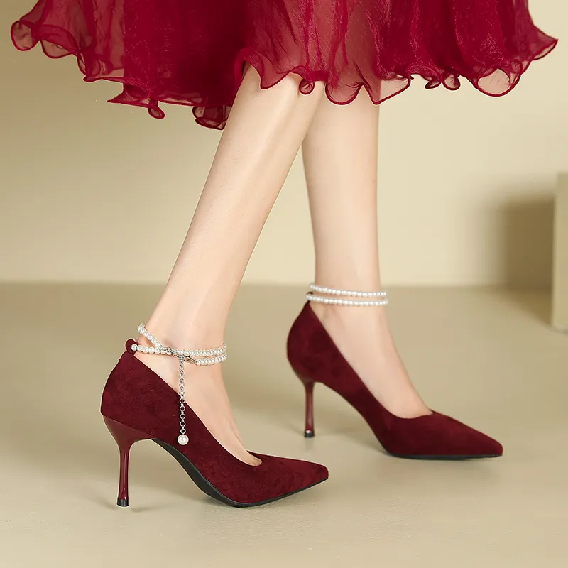 Lan Miao Slim Heel High Heels Women's-2