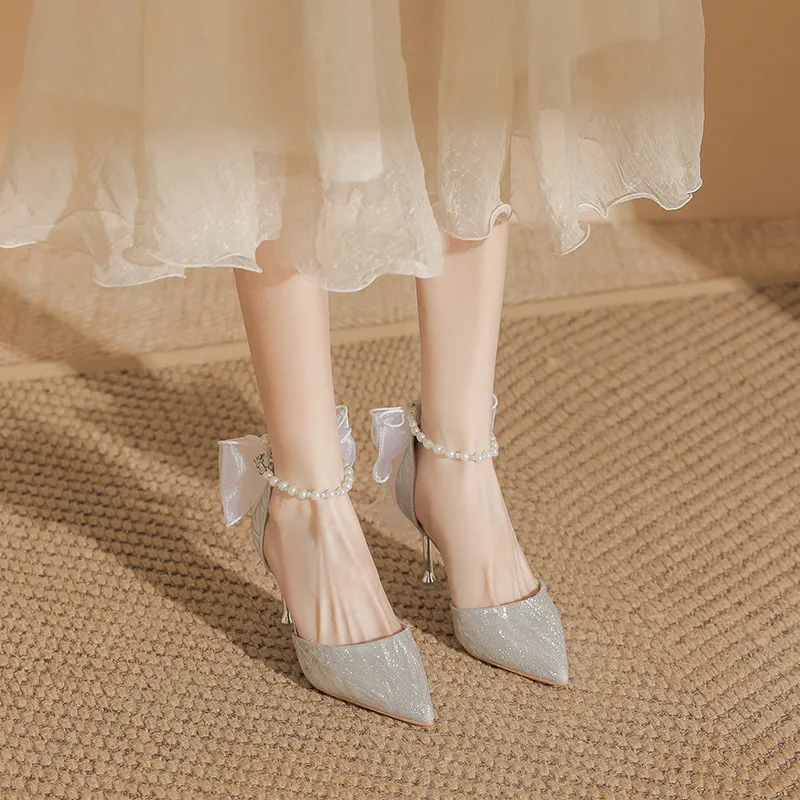 Lan Miao Slim Heel High Heels Women's-3