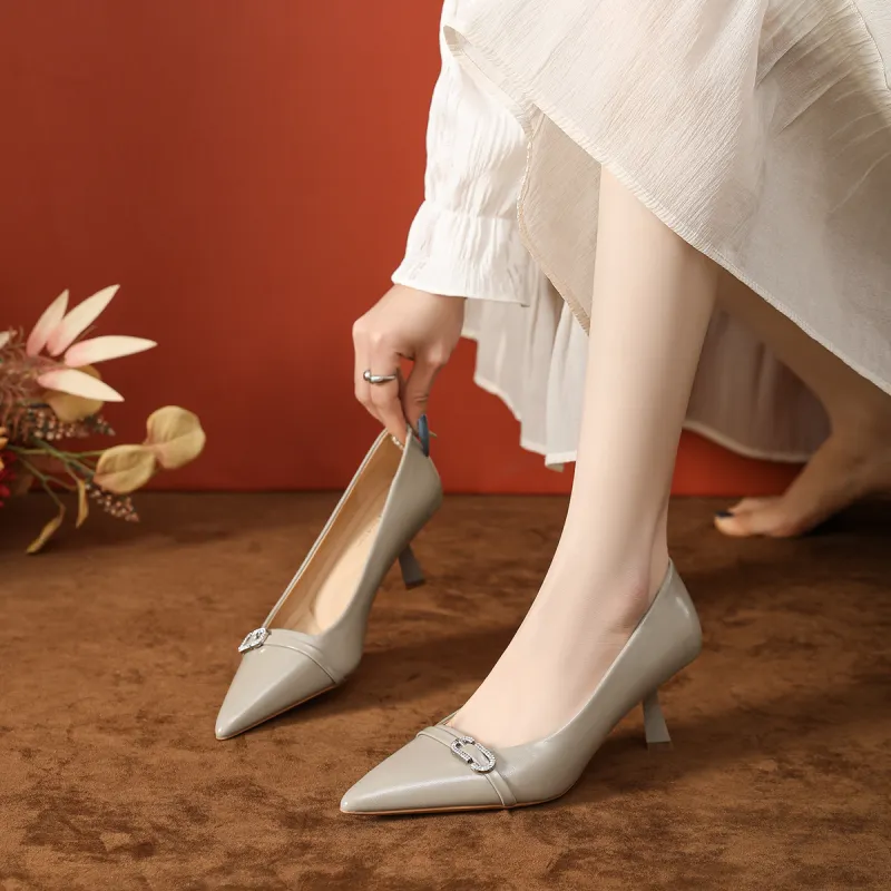 Lan Miao Slim Heel High Heels Women's-5