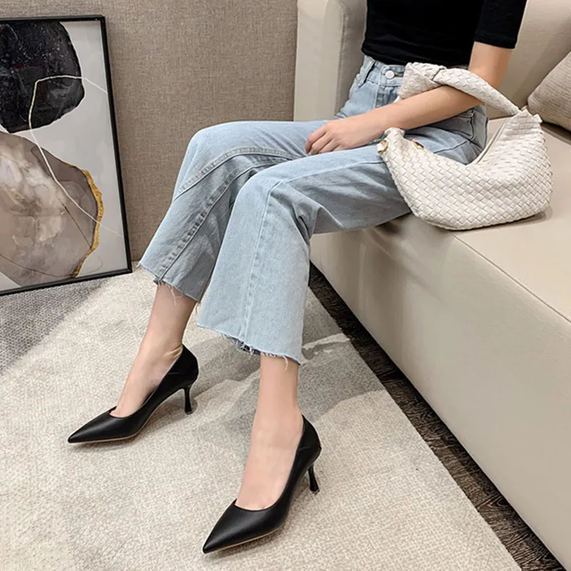 Lan Miao Slim Heel High Heels Women's-7