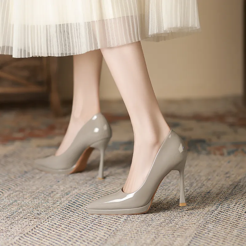 Lan Miao Slim Heel High Heels Women's-16