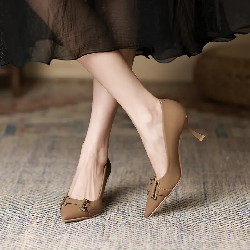 Lan Miao Slim Heel High Heels Women's-18