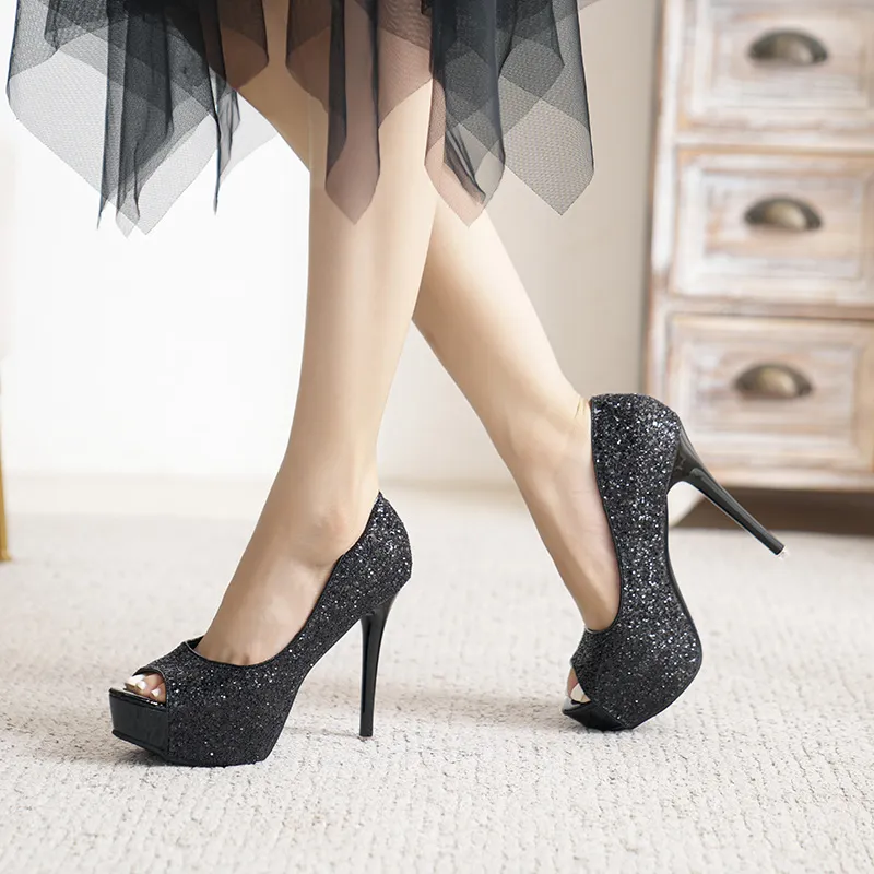 Lan Miao Slim Heel High Heels Women's-2