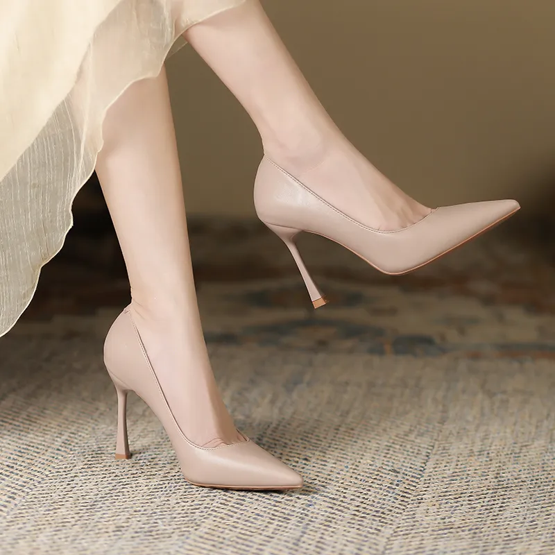 Lan Miao Slim Heel High Heels Women's-5
