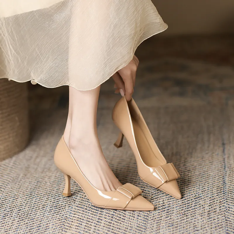 Lan Miao Slim Heel High Heels Women's-12