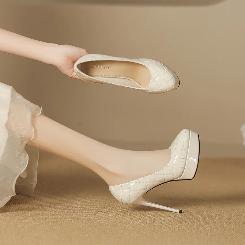 Lan Miao Slim Heel High Heels Women's-15