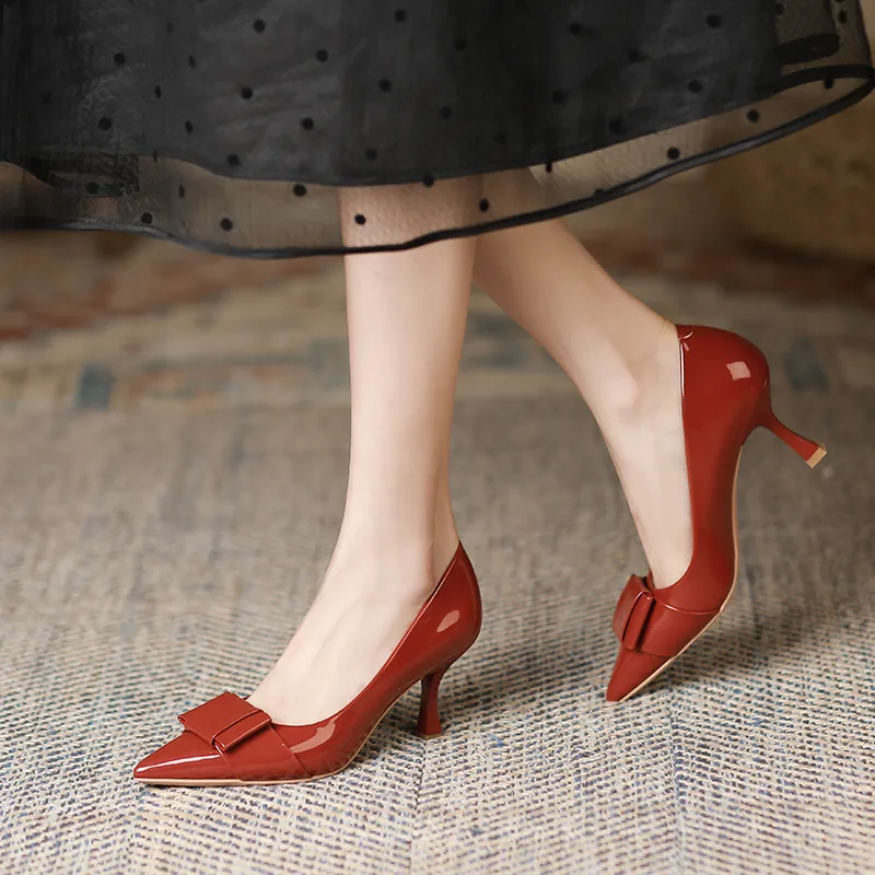 Lan Miao Slim Heel High Heels Women's-3