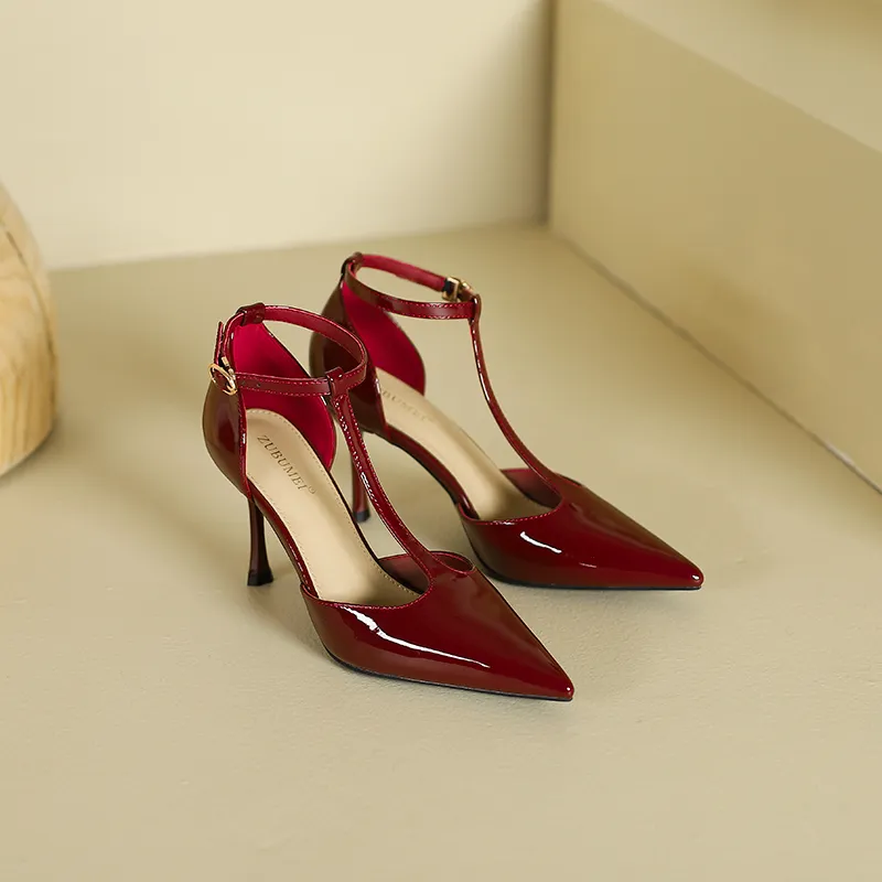 Lan Miao Slim Heel High Heels Women's-1