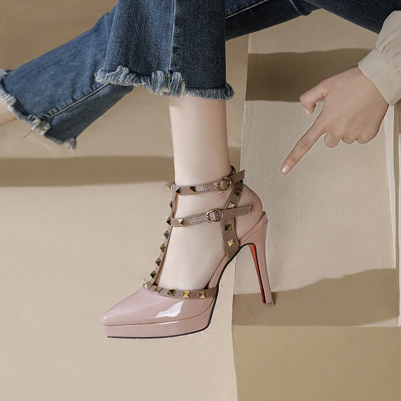 Lan Miao Slim Heel High Heels Women's-2