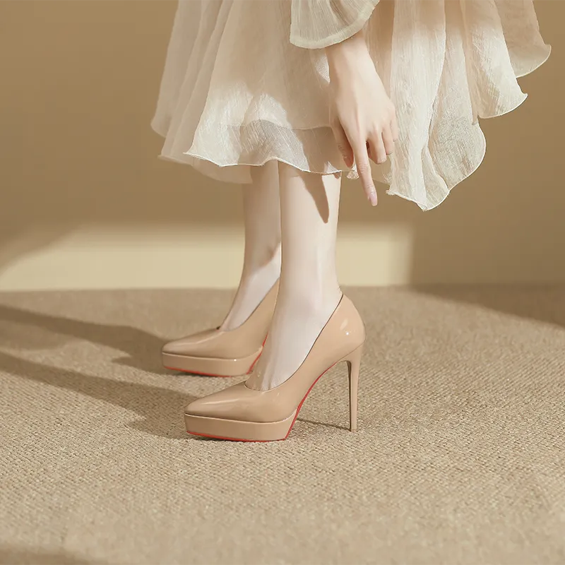 Lan Miao Slim Heel High Heels Women's-6
