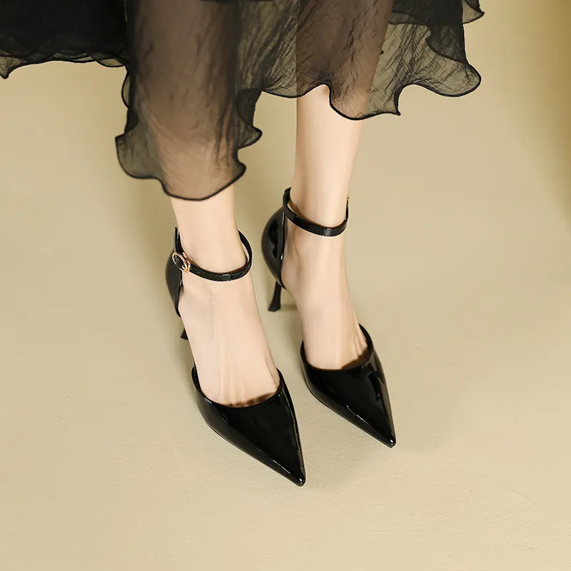 Lan Miao Slim Heel High Heels Women's-1