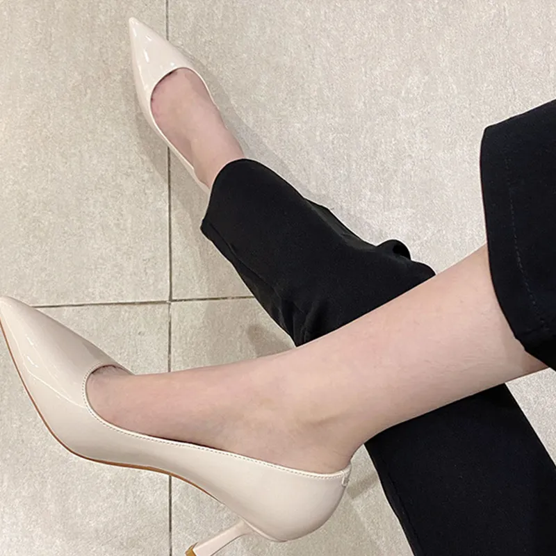 Lan Miao Slim Heel High Heels Women's-11