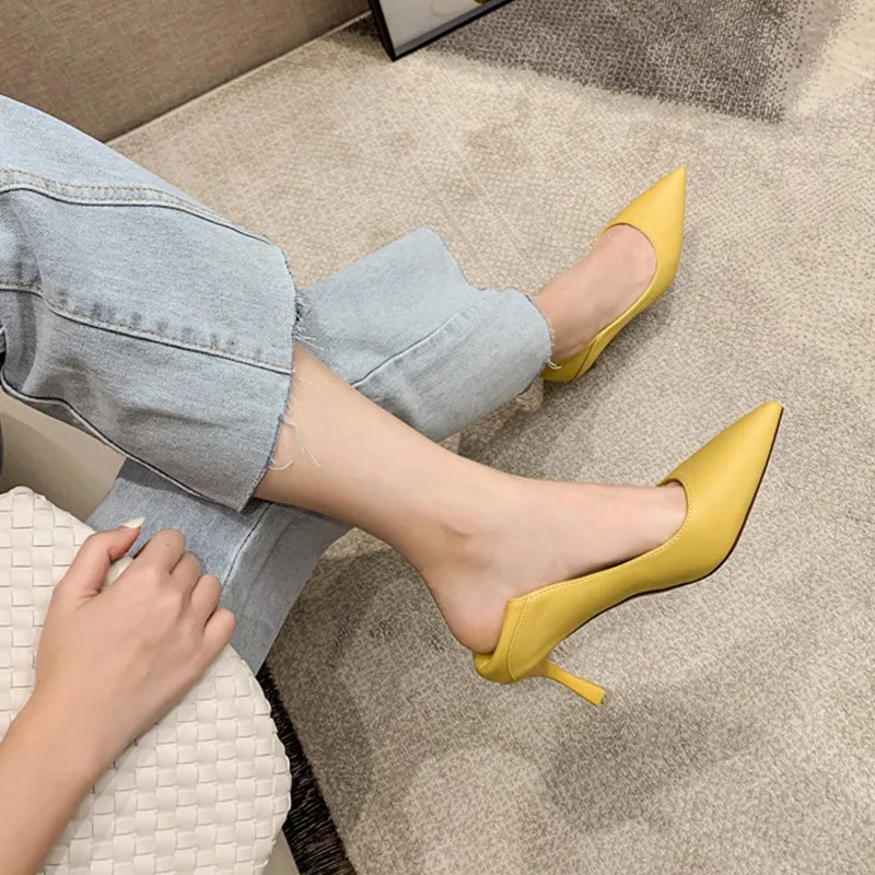 Lan Miao Slim Heel High Heels Women's-13
