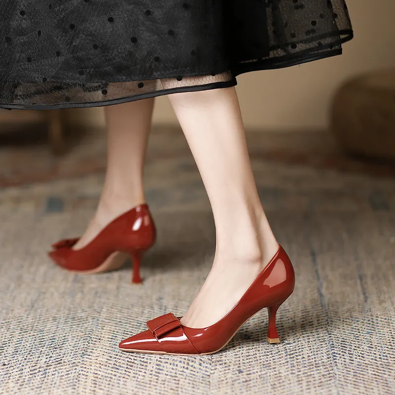 Lan Miao Slim Heel High Heels Women's-4