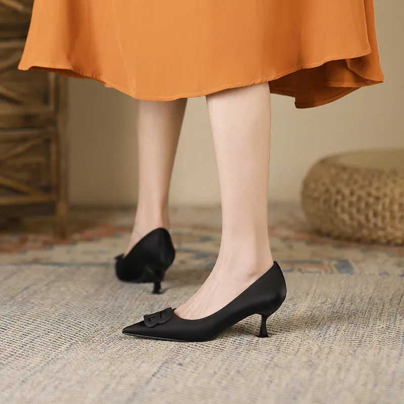 Lan Miao Slim Heel High Heels Women's-9
