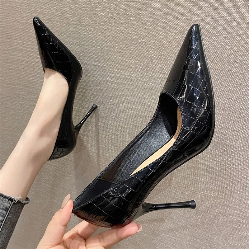 Lan Miao Slim Heel High Heels Women's-5