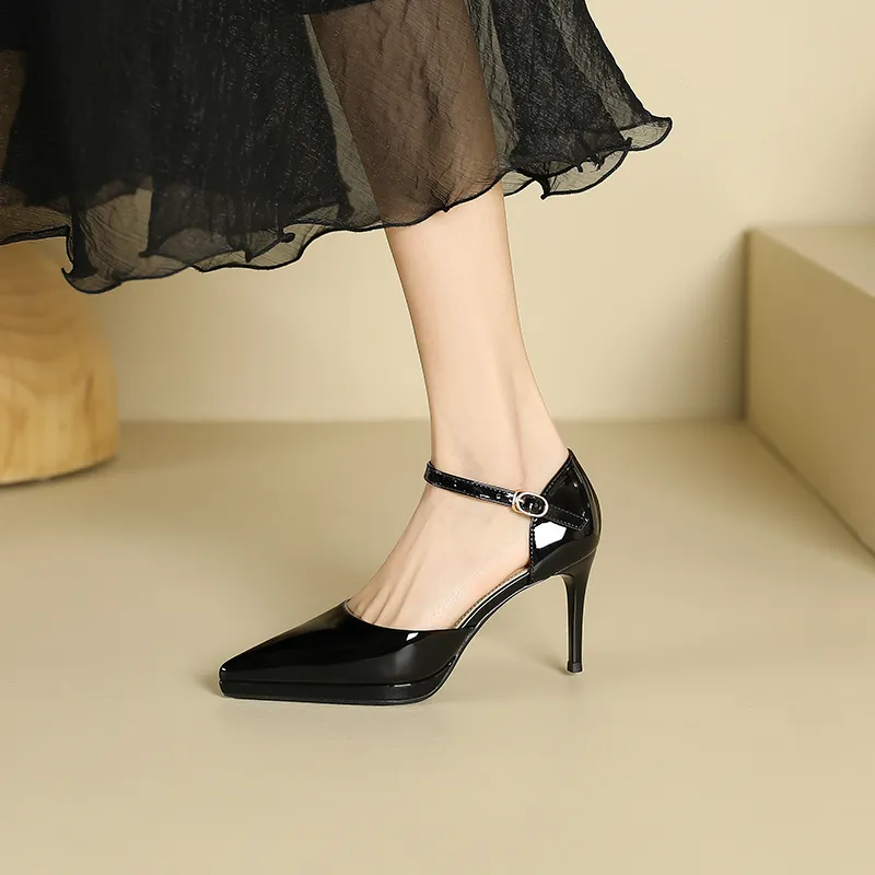 Lan Miao Slim Heel High Heels Women's-1