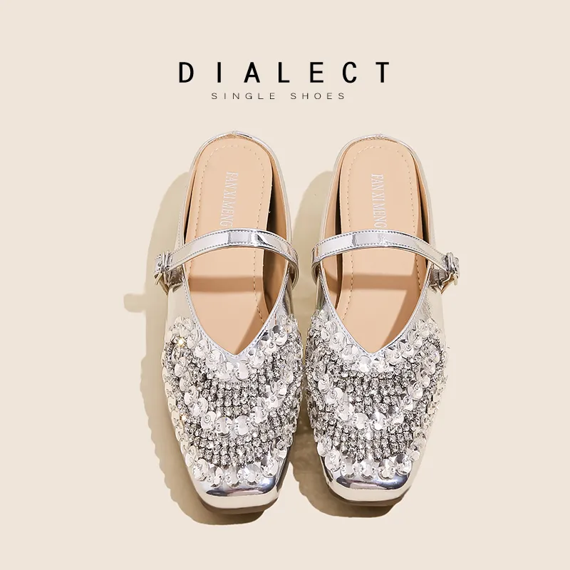 Lan Miao Abrasion Resistant Slip Resistant Closed Toe Slippers Women's-1