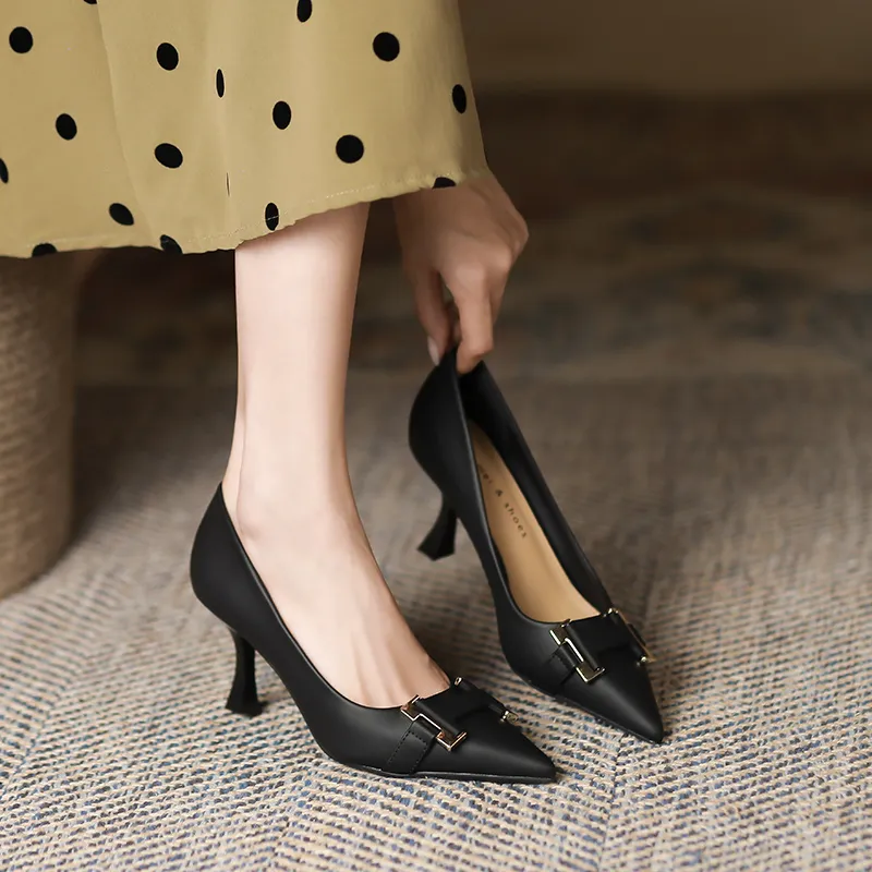 Lan Miao Slim Heel High Heels Women's-12