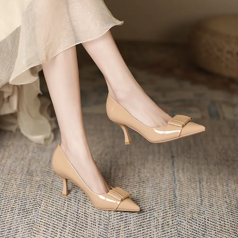 Lan Miao Slim Heel High Heels Women's-11