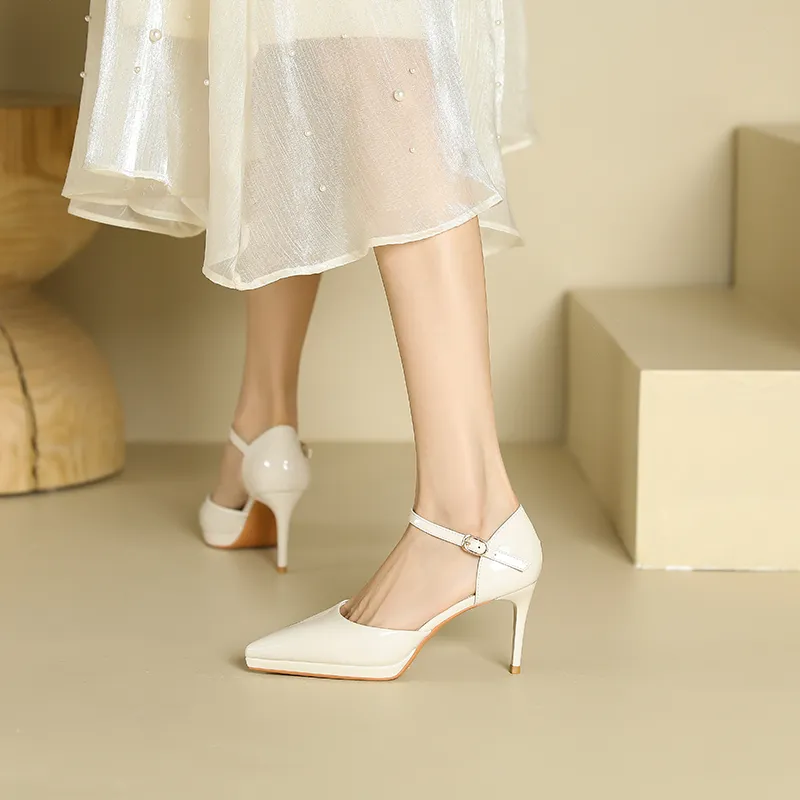 Lan Miao Slim Heel High Heels Women's-16