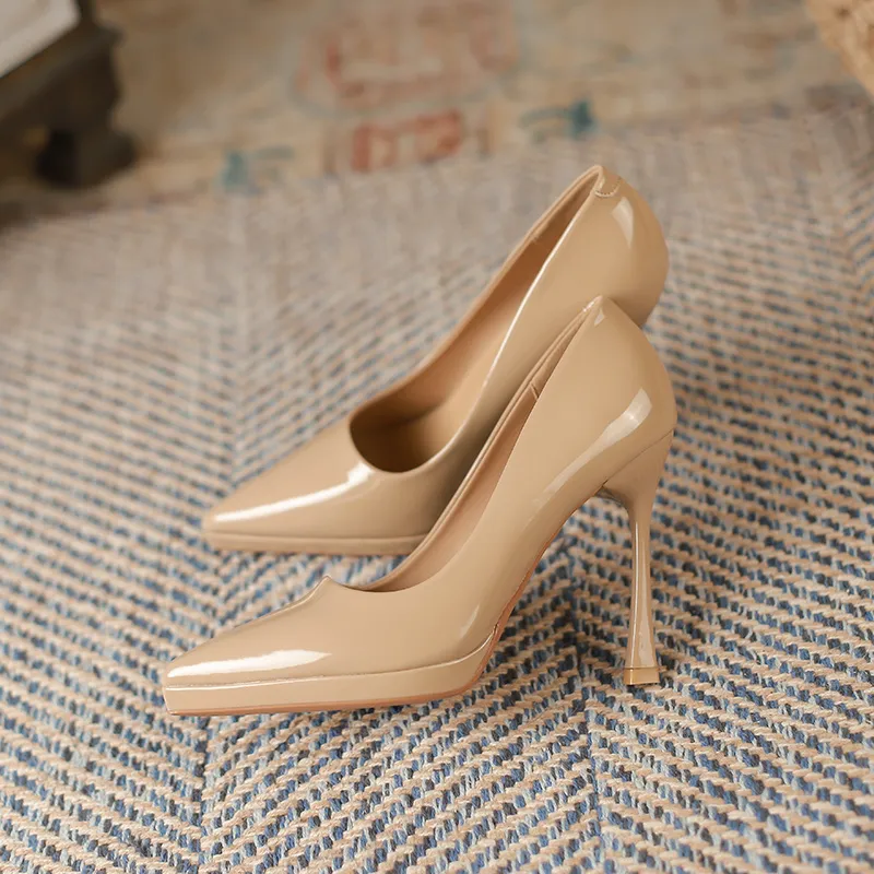 Lan Miao Slim Heel High Heels Women's-27