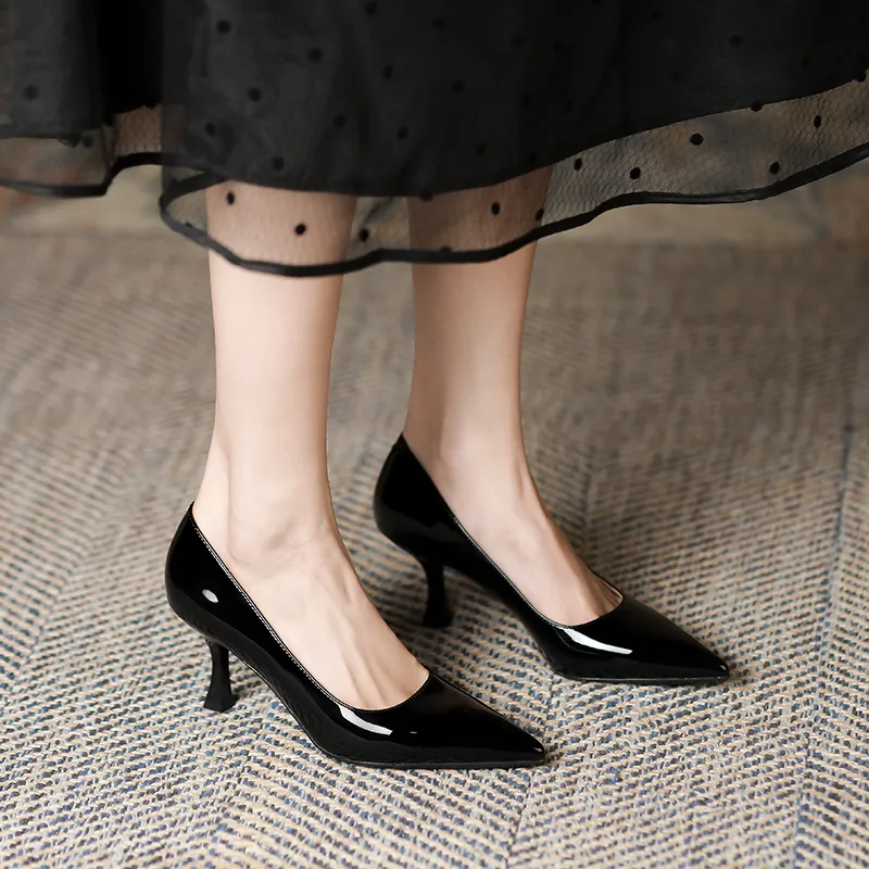 Lan Miao Slim Heel High Heels Women's-15